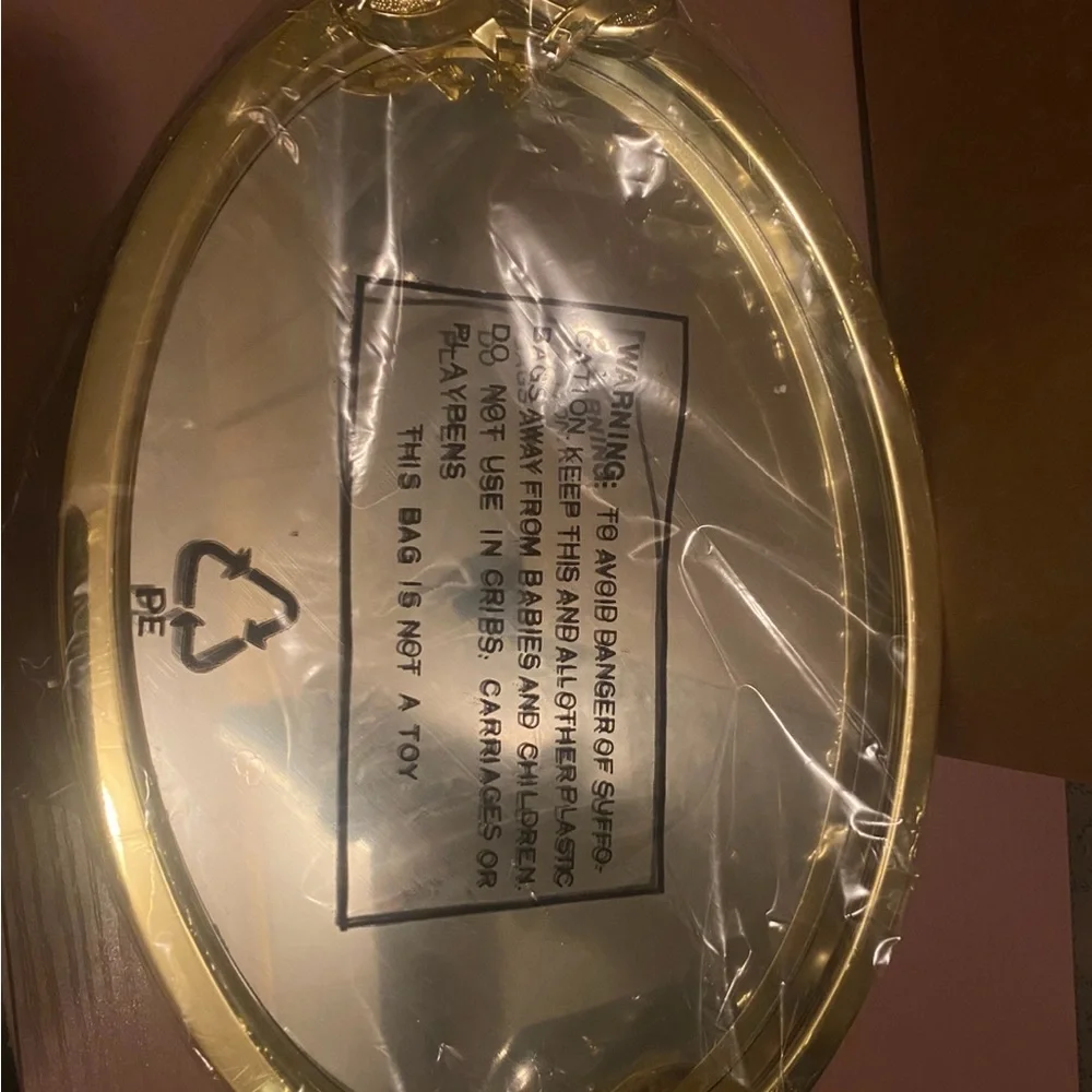 Beautiful Vintage Avon Gift Collection Vanity Tray Mirror Goldtone